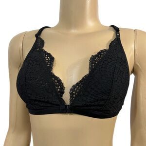 Victorias Secret Sexy Lined triangle Padded - removable padding bralette Black